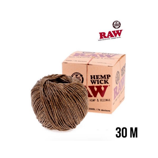 MECHE RAW HEMP WICK BOBINE 30m - 1