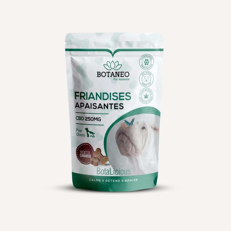 Friandises CBD pour Chien - BOTALICIOUS⢠Botanéo - canard Friandises CBD pour Chien - BOTALICIOUS⢠Botanéo - canard