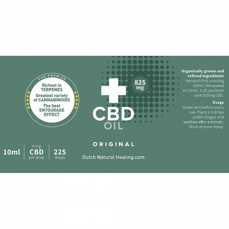 Huile CBD citron 8% - 10ml Dutch Natural Healing - 2