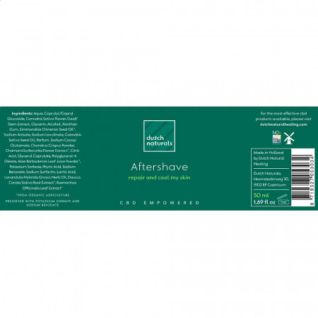 Gel aprÃ¨s-rasage au CBD 50ml - 125mg Dutch Natural Healing - 2