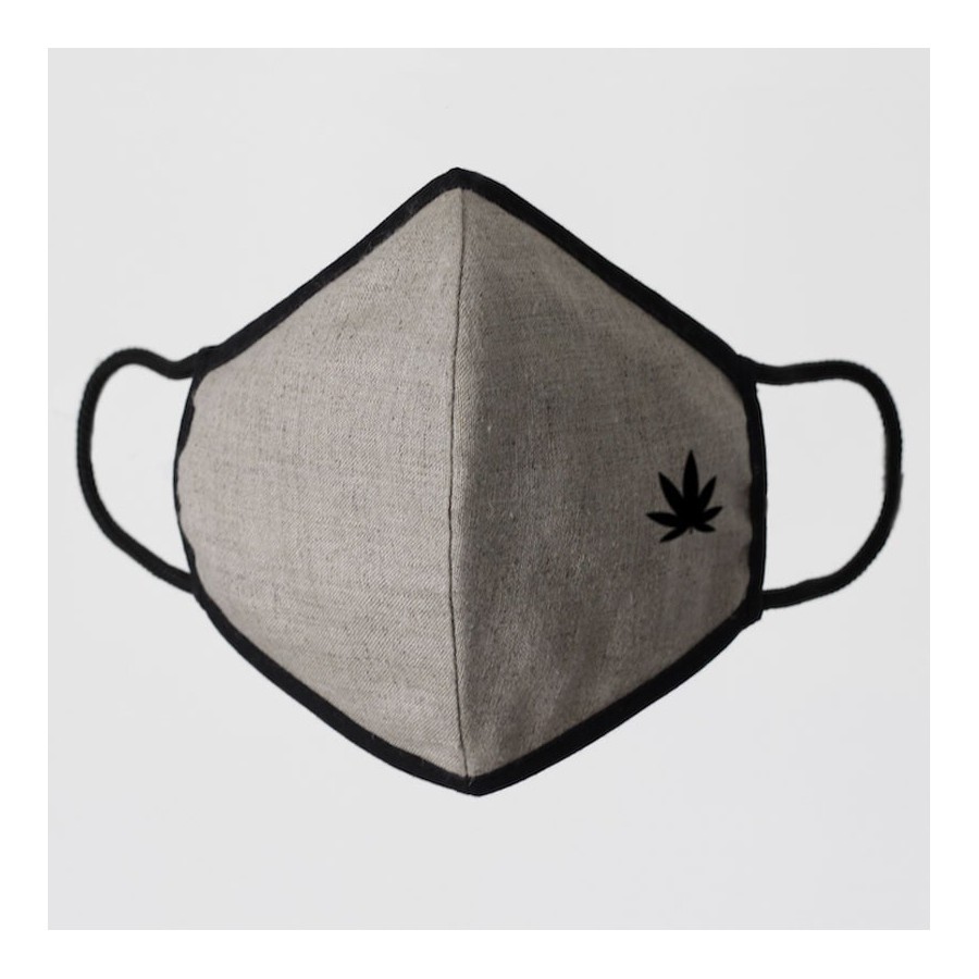 Masque en chanvre / taille L-M-S-XS  - 1