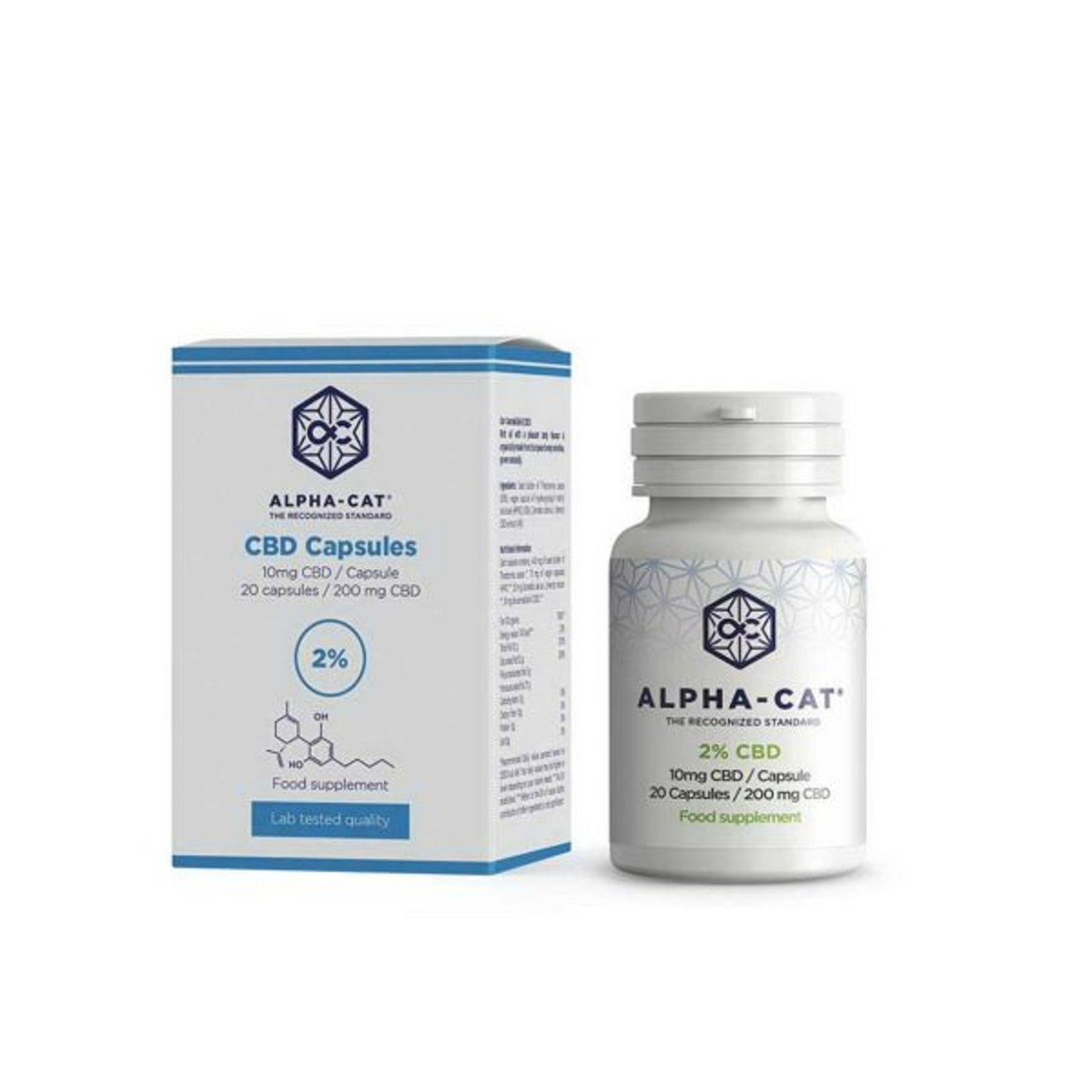 20 Gélules Souples Au CBD 10mg Alpha Cat - 2
