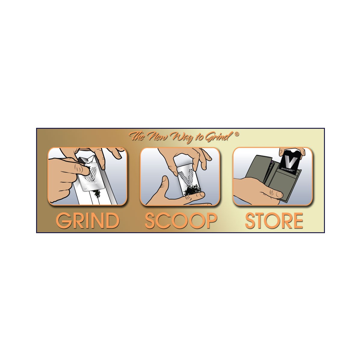 Grinder Carte vert  - 2