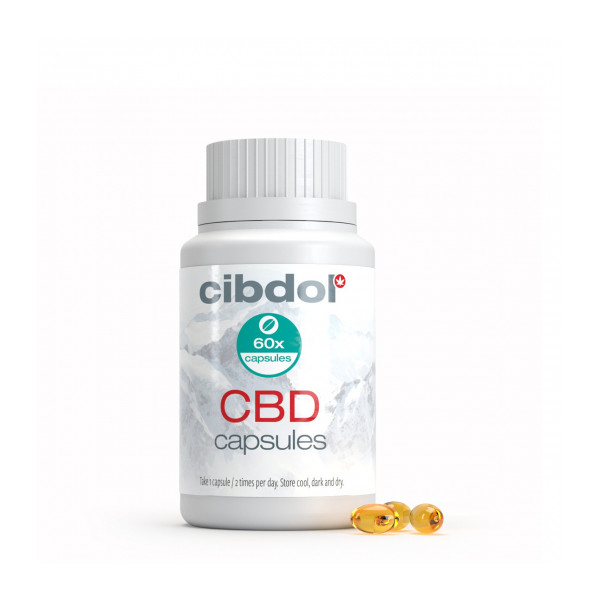 60 Gélules Souples au CBD 30 % (50mg) CIBDOL - 1