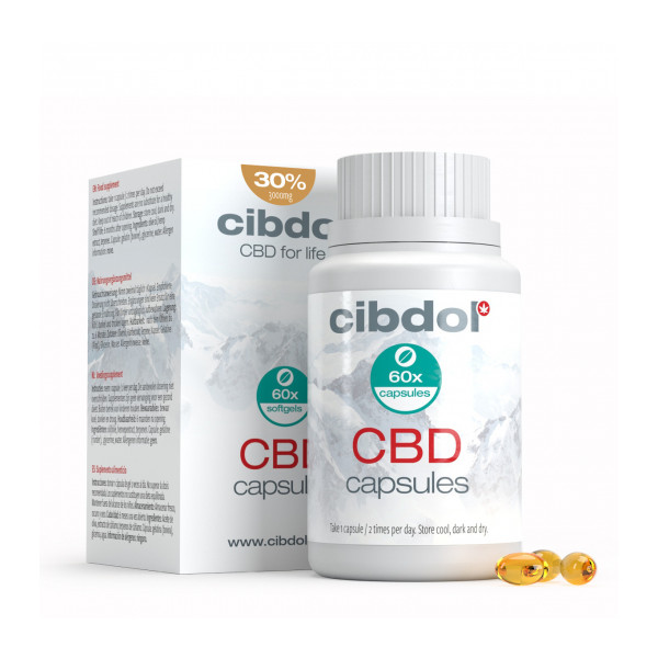60 GÃ©lules Souples au CBD 30 % (50mg) CIBDOL - 2