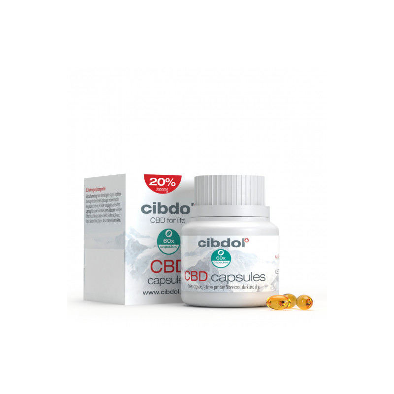 60 Gélules Souples Au CBD 32mg 20% (2000mg) - 2 60 Gélules Souples Au CBD 32mg 20% (2000mg) - 2
